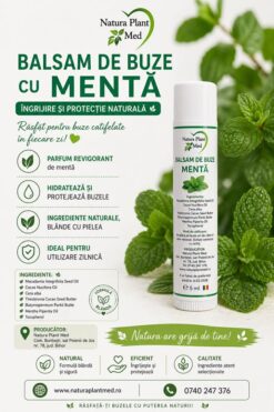 BALSAM DE BUZE – MENTĂ - 5ml