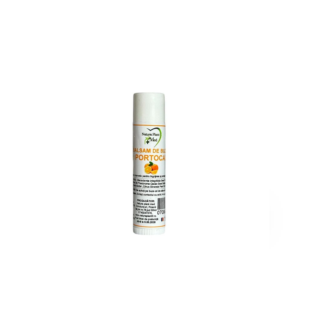 BALSAM DE BUZE – PORTOCALĂ – 5 ml