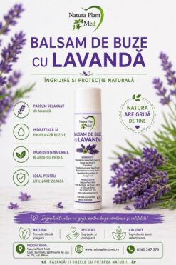 BALSAM DE BUZE – LAVANDĂ 5 ml